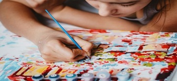 КАРТИНА ПО ЦИФРАМ ДЛЯ ДЕТЕЙ 4-14 ЛЕТ 20Х20СМ НА РАМКЕ ЕДИНОРОГА