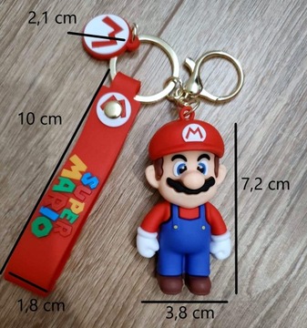 Брелок для ключей Super MARIO Bros. Зажим для ключей