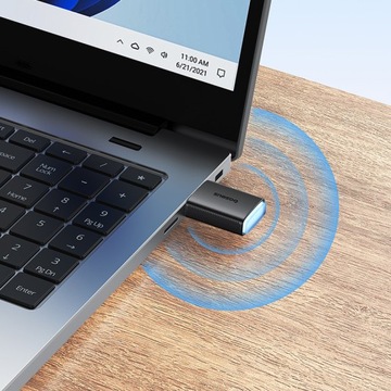 СЕТЕВАЯ КАРТА BASEUS FAST USB ВНЕШНИЙ АДАПТЕР WIFI 650 Мбит/с, 5 ГГц