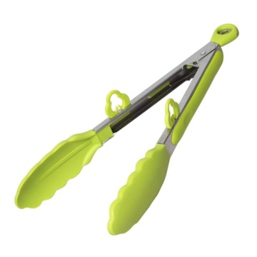 SZCZYPCE SILIKONOWE KUCHENNE ŁAPKI 30,5 CM ZIELONE