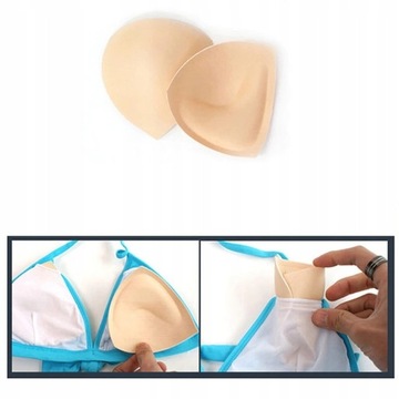 КУПАЛЬНИК БИКИНИ Бюстгальтер PUSH UP PADS