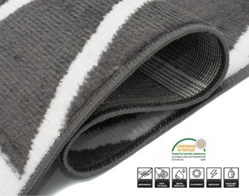 СОВРЕМЕННЫЙ КОВЕР BCF SOFT 140х200, много узоров!