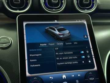 Mercedes Klasa C W206 Limuzyna 1.5 200 204KM 2022 Mercedes-Benz C 200 AMG Line / Kamera 360° / Ambie, zdjęcie 28