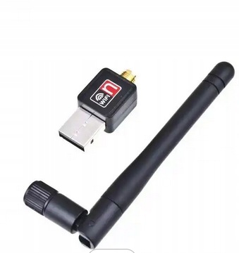 KARTA SIECIOWA USB WIFI WI-FI ADAPTER + ANTENA