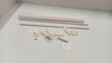 Рулонные шторы Madecostore день/ночь, белые, 45 x 190 см