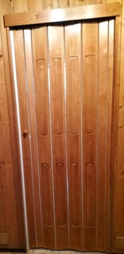 МАССИВНЫЕ МАССИВНЫЕ деревянные складные двери, 80 см, из сосны, на заказ.