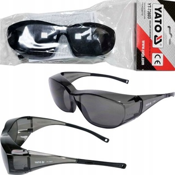 OKULARY OCHRONNE BHP NA OKULARY KOREKCYJNE