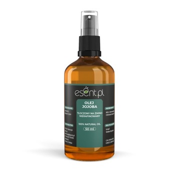 OLEJ JOJOBA tłoczony na zimno, nierafinowany 50 ml