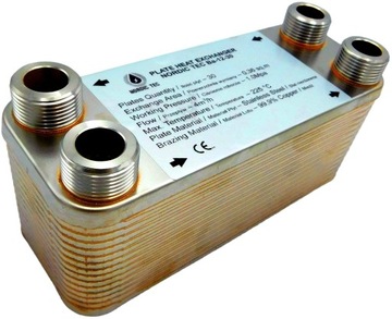 Теплообменник 32 пластины NORDIC Tec 40 кВт на 1 дюйм