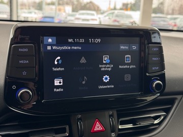 Hyundai i30 III Hatchback Facelifting 1.0 T-GDI 120KM 2022 Hyundai i30 Smart, 1 właściciel, Salon Polska, FV, zdjęcie 33