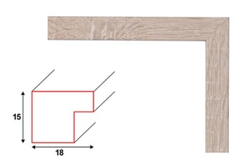 Рамка 40х40 фоторамки Sonoma светлая квадратная фоторамка МДФ CADRO