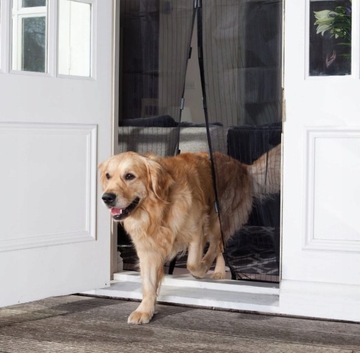 МОСКИТНАЯ СЕТКА ДЛЯ ДВЕРИ ОКНА БАЛКОН БАЛКОН С МАГНИТАМИ 210Х100 МАГНИТНАЯ