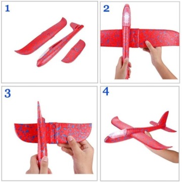 ПЛАНЕР ДЛЯ САМОЛЕТА ИЗ ПЕНОСТРОЕНИЯ DART 47 CM LED