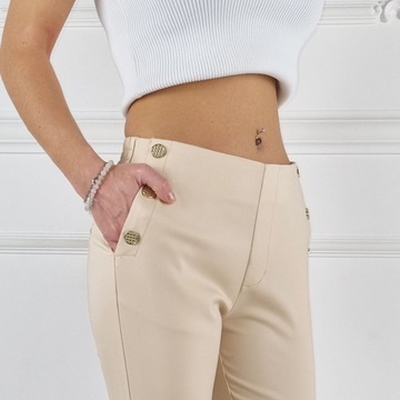 #ЭЛЕГАНТНЫЕ ЖЕНСКИЕ БРЮКИ - Резинка 7/8 - ФРЕЗИЯ#