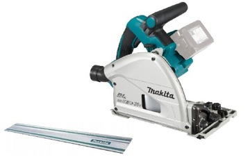 ПИЛА ДЛЯ РЕЗКИ MAKITA 165мм DSP600ZJ + ДИСК, 2 РЕЙКИ 1500мм, ЗАЖИМЫ