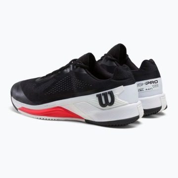 КРОССОВКИ WILSON RUSH PRO 4.0 ЧЕРНЫЕ/БЕЛЫЕ МУЖСКИЕ 44
