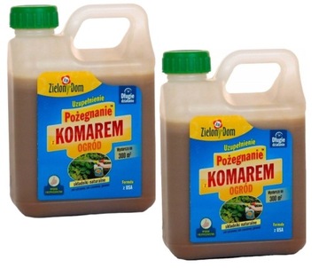 ŚRODEK NA KOMARY POŻEGNANIE Z KOMAREM ZAPAS BUTELKI 950ml x 2SZT.