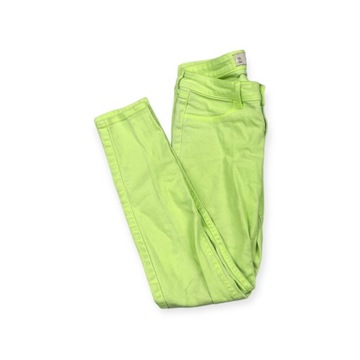 Spodnie jeansowe damskie neon Hollister 27