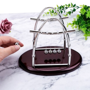 Колыбель Ньютона, баланс, стальные шарики, физика, наука, маятник, украшения, игрушка