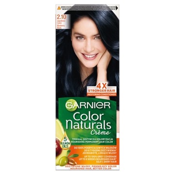 GARNIER COLOR NATURALS FARBA DO WŁOSÓW 2.1 BLUBBERY BLACK JAGODOWA CZERŃ