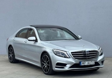 Mercedes Klasa S W222 Limuzyna 350 Blue TEC 258KM 2014 Mercedes-Benz Klasa S 350 BlueTec 4-Matic L Salon PL panorama pneumatyka B, zdjęcie 2