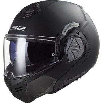 KASK MOTOCYKLOWY LS2 FF906 ADVANT SZCZĘKOWY CZARNY MAT r. L