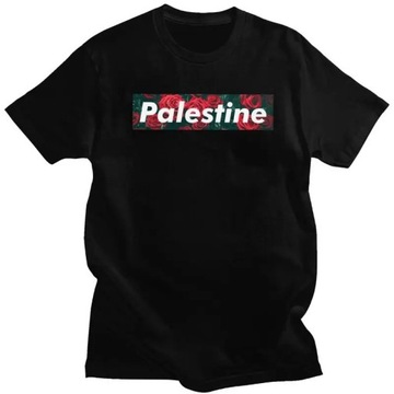 Koszulka Męska Gaza palestyna T koszula z krótkim rękawem T-Shirt