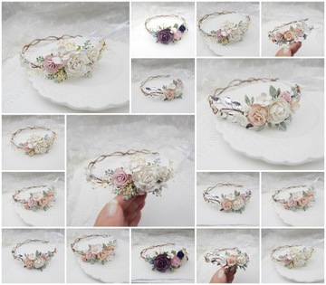 РОЗА венок на голову сеанс повязка на голову Цветы для причастия