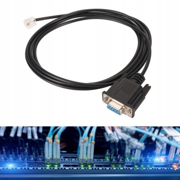 RS232 DB9Pin Female к RJ11 RJ12 6P6C Последовательный сетевой консольный кабель P3