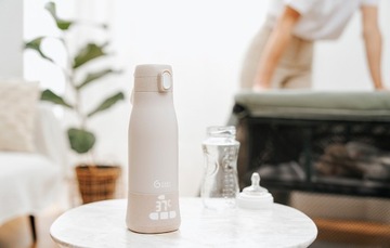 BABYMOOV ЭЛЕКТРИЧЕСКИЙ ТЕРМОС ПОРТАТИВНЫЙ НАГРЕВАТЕЛЬ ДЛЯ МОЛОЧНОЙ ВОДЫ КОФЕ 340МЛ