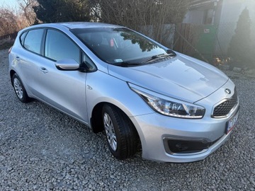 Kia Ceed II Hatchback 5d Facelifting 1.4 CRDi 90KM 2018 KIA CEED 1 WŁASCICIEL STAN BDB BEZWYPADKOWY W 100% 2kluczyki ks.serwisowe, zdjęcie 5