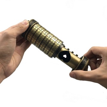 Кодовые игрушки Леонардо да Винчи Metal Cryptex loc