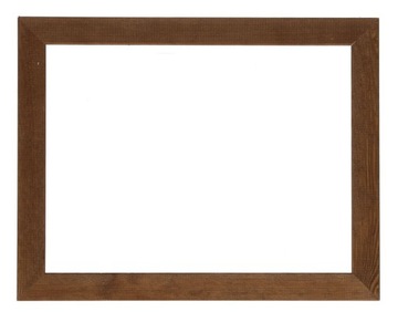 DREWNIANA RAMKA RAMA na ZDJĘCIA PLAKAT OBRAZY 30x40 40x30 cm BRĄZOWA