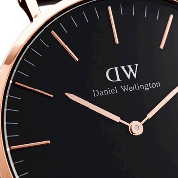 ZEGAREK MĘSKI DANIEL WELLINGTON Classic Black Sheffield DW00100127 + BOX