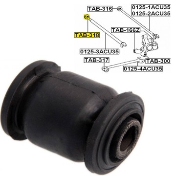 TULEJA DRĄŻKA POPRZECZNEGO TYLNEGO LEXUS RX330 2003-2008