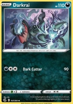 Karta Pokemon Darkrai (FST 167)