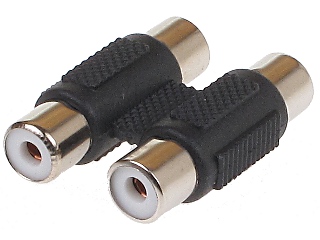ŁĄCZNIK ZŁĄCZE PRZEJŚCIÓWKA 2 x CINCH RCA GNIAZDO