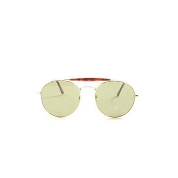 NEW LOOK Okulary pilotki zielony Aviator Glasses