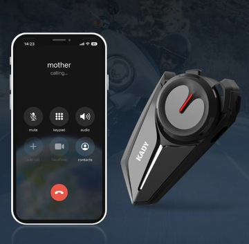 INTERKOM MOTOCYKLOWY KADY K2 BLUETOOTH + DO 6MOTO +MUSIC SHARING +LEKTOR PL