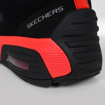 Buty męskie sneakersy Skechers Extreme SKECH AIR OUTDOOR SKÓRA 232256-BKRD