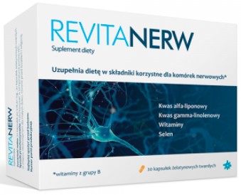 REVITANERW witaminy z grupy B komórki nerwowe 20 kapsułek