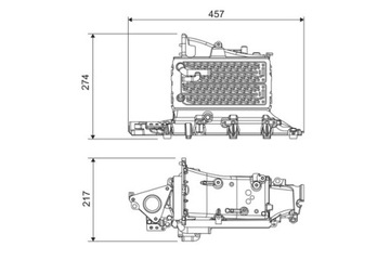 CHLADIČ VZDUCHU PLNÍCÍHO SKODA KODIAK VW PASSAT ALLTRACK B8