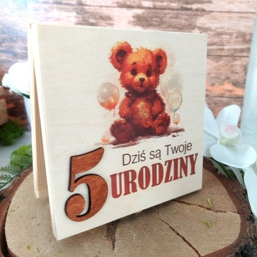 Коробочка на 1,2... ДЕНЬ РОЖДЕНИЯ с МИШКОЙ ТЕДДИ * УФ ПОДАРОК