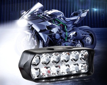 ГАЛОГЕННАЯ ФАРА 12x LED МОТОЦИКЛ QUAD
