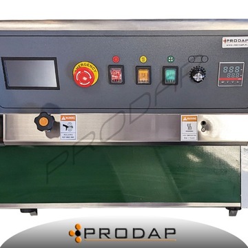 СВАРОЧНЫЙ АППАРАТ ПОСТОЯННОГО ТЕПЛА ВЕРТИКАЛЬНЫЙ ГОРИЗОНТАЛЬНЫЙ FR900PM SEAL 10 мм ПРИНТЕР PRODAP