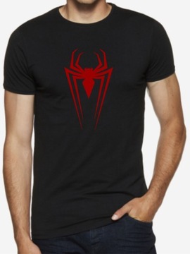 T shirt męski czarny koszulka SPIDERMAN rozmiar M