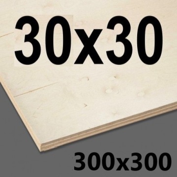 ФАНЕРА 3мм 300х300 КЛ2 ЛАЗЕРНЫЙ ДЕКУПАЖ ЧПУ