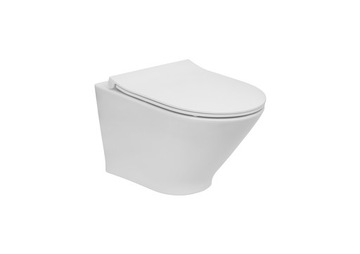 ROCA GAP ROUND COMPACTO ZESTAW Miska WC z deska