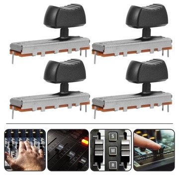 4 шт. СДВИЖНЫЕ ПОТЕНЦИОМЕТРЫ ЛИНЕЙНЫЕ ПОТЕНЦИОМЕТРЫ