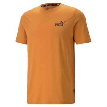 PUMA SPORTOWA BAWEŁNIANA KOSZULKA MĘSKA T-SHIRT KRÓTKI RĘKAW Z LOGO r. S